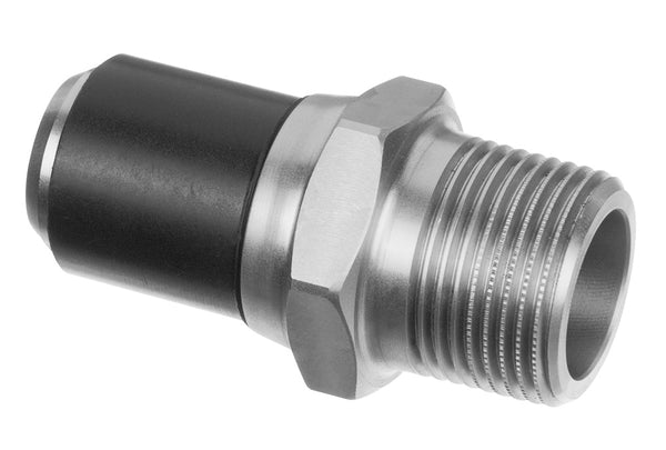 ELGEF Plus Transition adapter PE/stainless steel d20-63mm / SDR11 / Male thread R