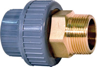 Adaptor union ABS metric brass R