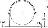 Large Stress Less Pipe Guide - Metric