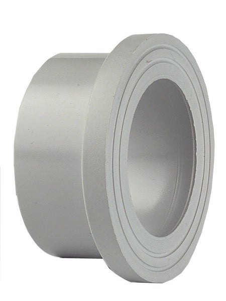 Flange adaptor PVC-C Combined jointing face flat and serrated metric