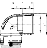 Elbow 90° (PE 100 SDR 11)