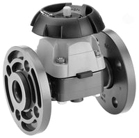 Diaphragm valve type 317 PVC-U With flanges PVC-U metric