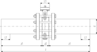 COOL-FIT 2.0 Butterfly valve kit type 567 bare shaft