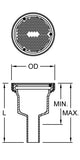 Drain Scupper (SPG) - Open Deck