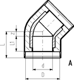 COOL-FIT 2.0 Elbow 45°