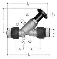 Y-type valve JRG LegioStop MT