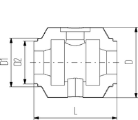 COOL-FIT 2.0 Ball valve type 546 PVC-U bare shaft