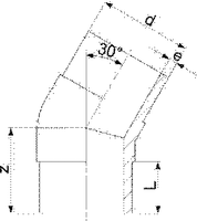 ELGEF Plus Elbow 30° PE100