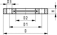 Flanges PP-V (full plastic)