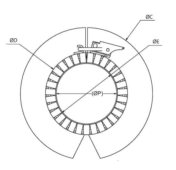 Roxtec Sleev-it&trade; Fire penetration seal