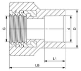 Aquasystem&reg; Female Socket (Round) BSPP-G PP-R