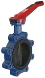 Metal - butterfly valve type 038M With hand lever Disc: ductile iron/Rilsan&reg; coated