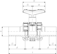 COOL-FIT PE Plus Ball valve Type 546 ball valve, insulated