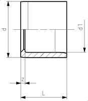 Reducing bush ABS metric