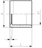 Reducing bush ABS metric