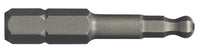 1/4&quot; screwdriver bit with ball-head