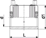 Coupler With integral pipe fixation