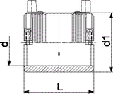 Coupler With integral pipe fixation