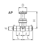 Valve PB (Electro Fusion Quality for Portable Water)